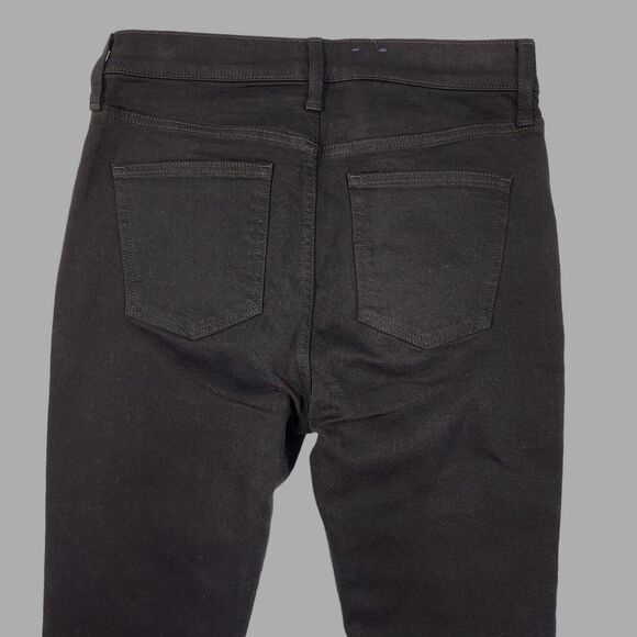 Gap True Skinny High Rise Jeans Womens Size 10 R Black Stretch - Picture 4 of 9